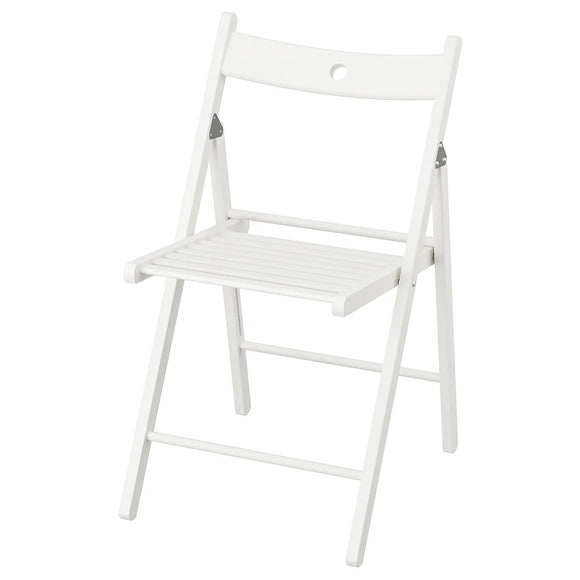 WHITE FOLDING ADULT CHAIR