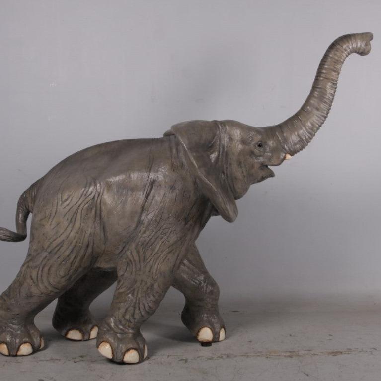 BABY ELEPHANT LIFE-SIZED  ANIMAL - FIBREGLASS