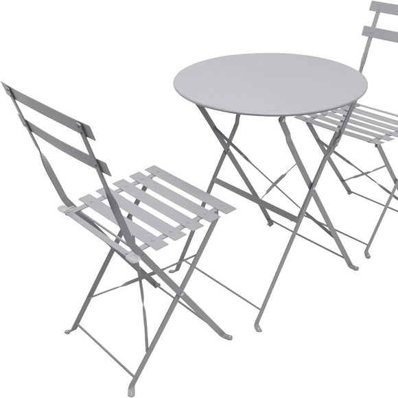 Silver Bistro Set