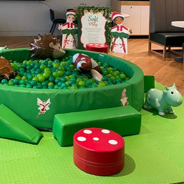 GREEEN SOFT PLAY SET