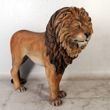 LION LIFE-SIZED  ANIMAL - FIBREGLASS