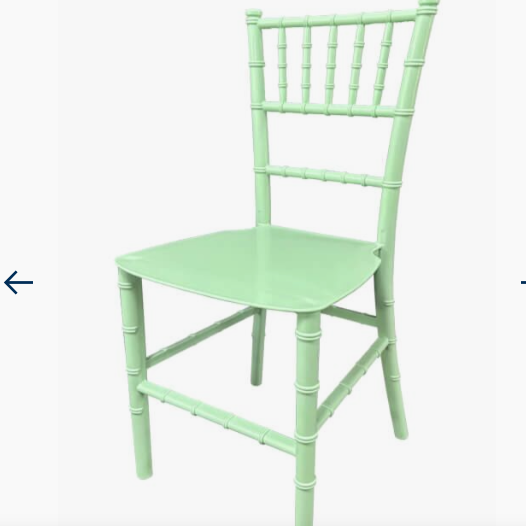 MINT GREEN CHIAVARI PLASTIC CHILD CHAIR 5 PRONG