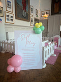 BABY PINK AND WHITE SOFT PLAY SET