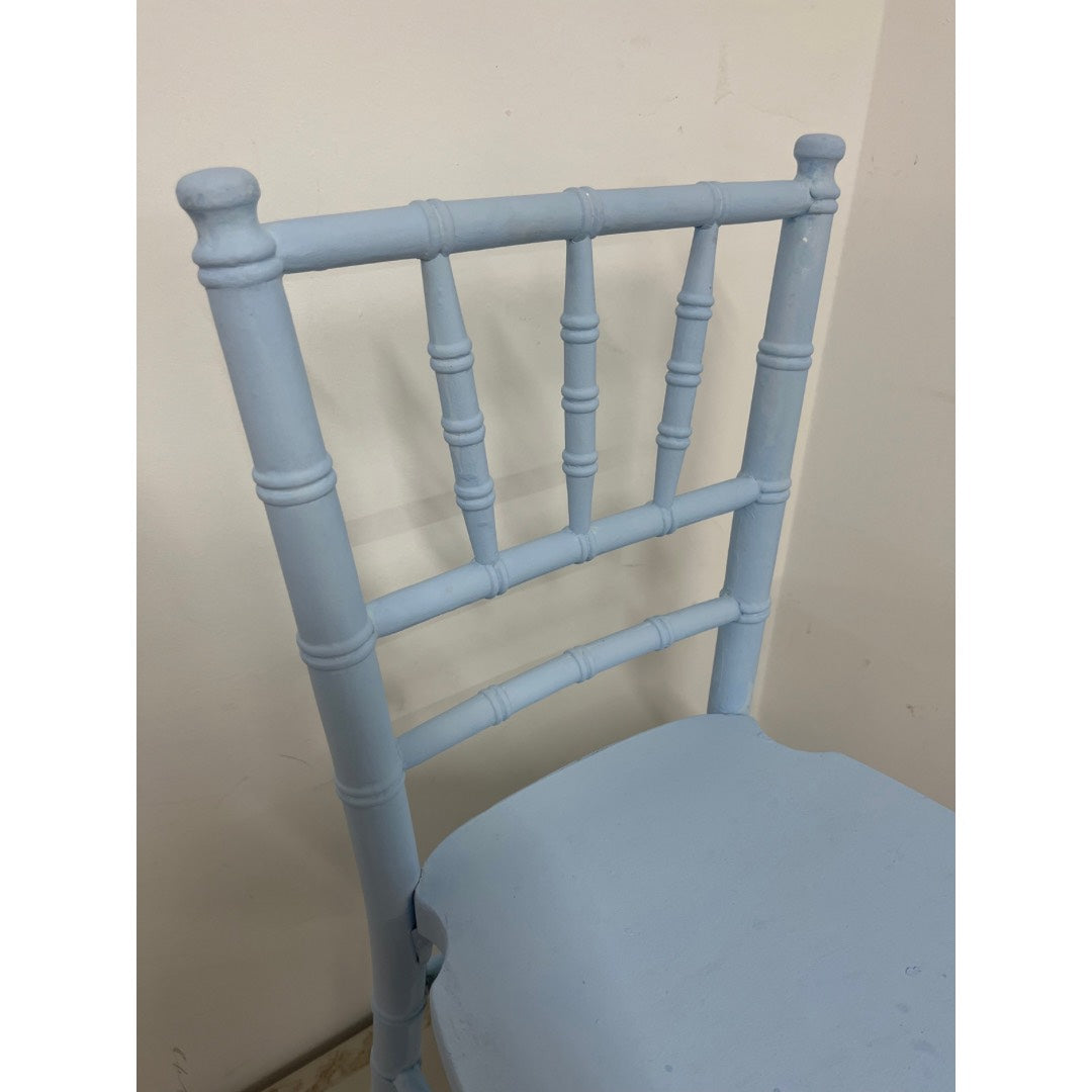 BLUE CHIAVARI CHILD CHAIR 3 PRONG