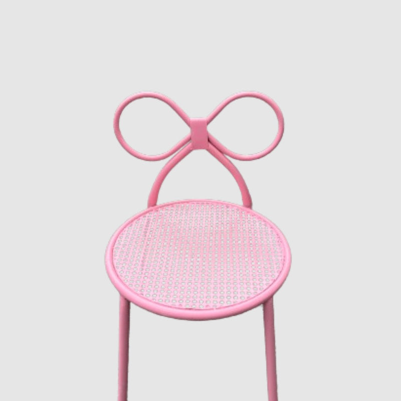 METAL CANDY PINK CHILD BOW CHAIR