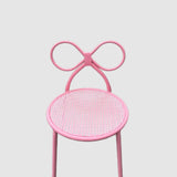 METAL CANDY PINK CHILD BOW CHAIR