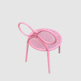 METAL CANDY PINK CHILD BOW CHAIR