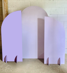 TRIO OF LILAC MDF ARCHES