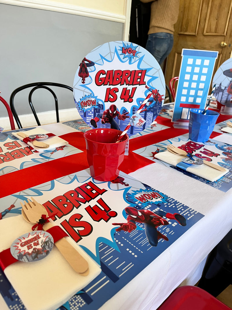 PRINTED TABLE MATS SET OF 10