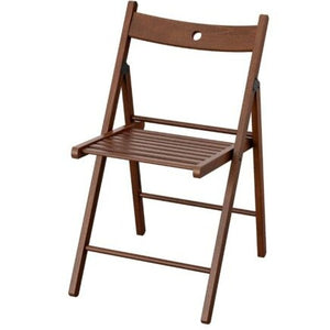 RUSTIC BROWN FOLDING ADULT CHAIR