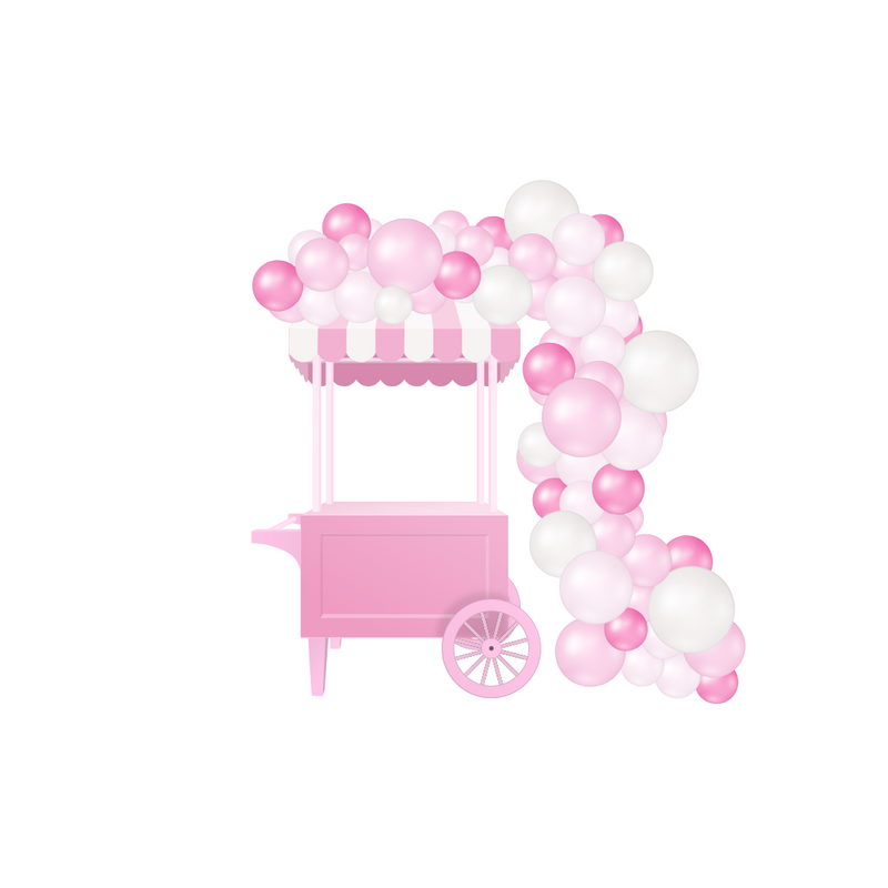 Balloon Garland Candy Cart