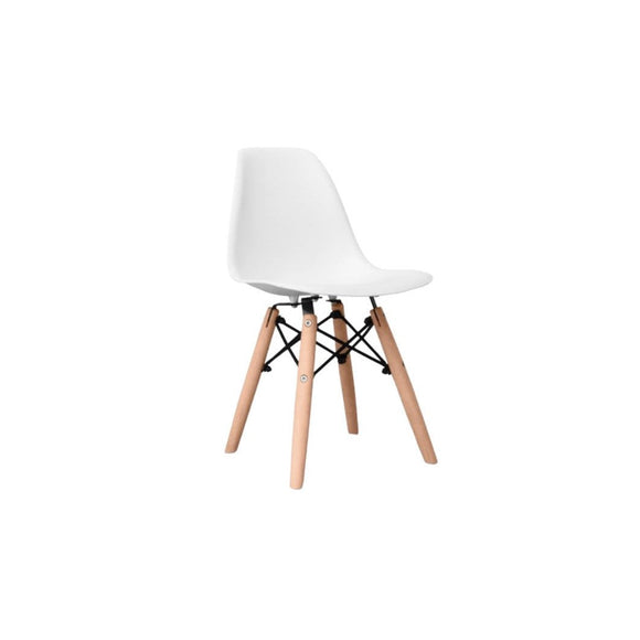 WHITE EAMES STYLE CHILD CHAIR