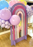 PURLE & PINK RAINBOW ARCH BACKDROP