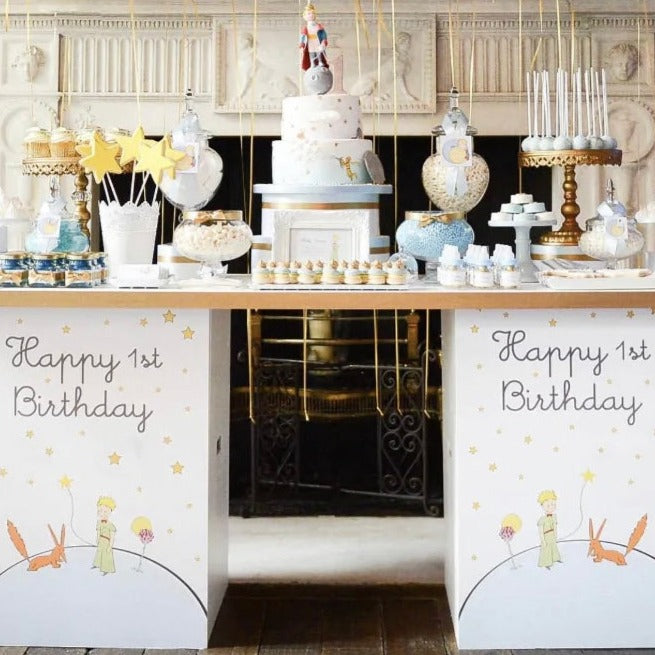 TABLE AND BESPOKE TWO PANEL TABLE GRAPHICS