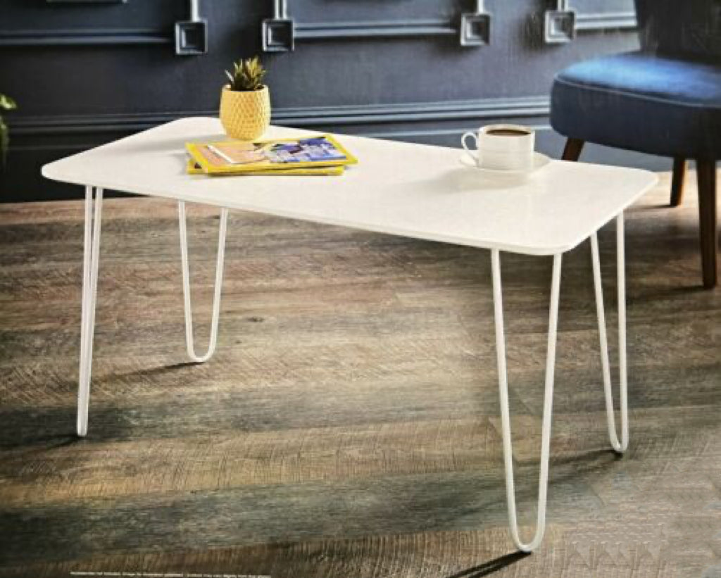 WHITE HAIRPIN CHILDREN'S TABLES