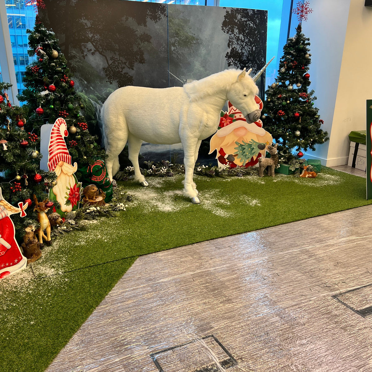 WHITE UNICORN - PLUSH
