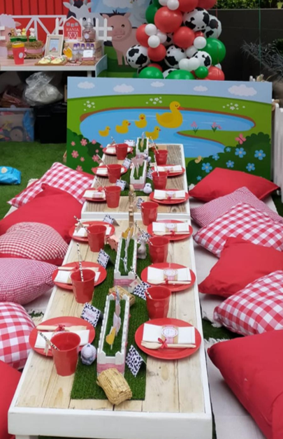 BESPOKE PERSONALISED TEA TABLES - LOW RUSTIC TABLES