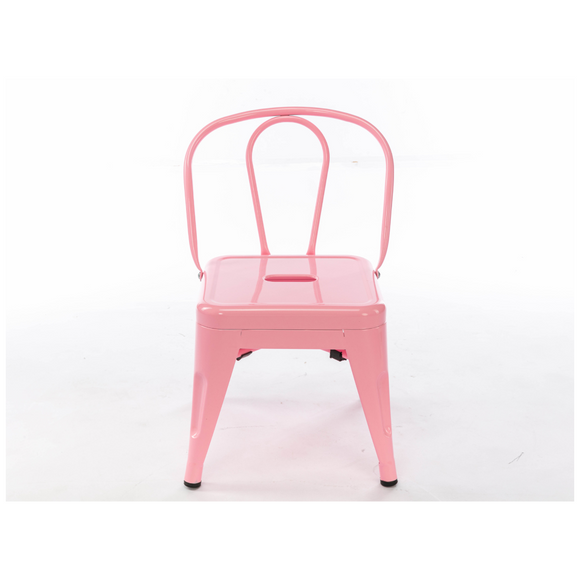 Pink tolix deals chair