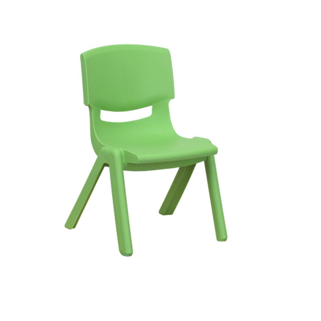 LIGHT GREEN BASIC PLASTIC CHILD CHAIR
