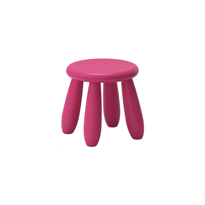 PINK PLASTIC CHILD STOOL