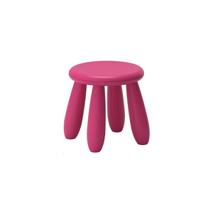 PINK PLASTIC CHILD STOOL littlepartyhireuk