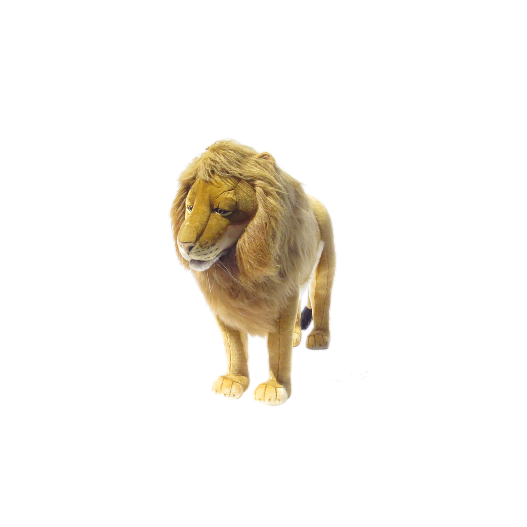 LIFE-SIZE LION - PLUSH