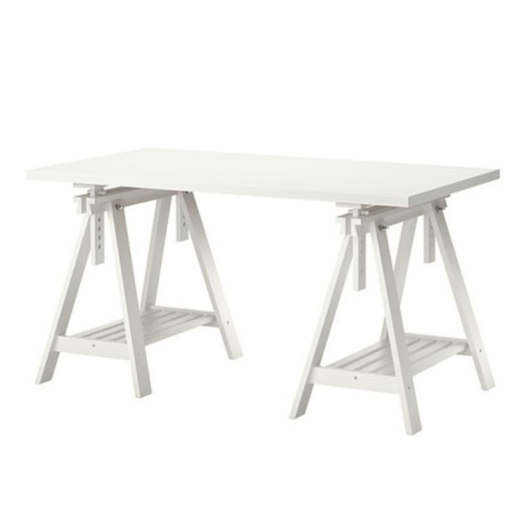 WHITE A-FRAME TABLE