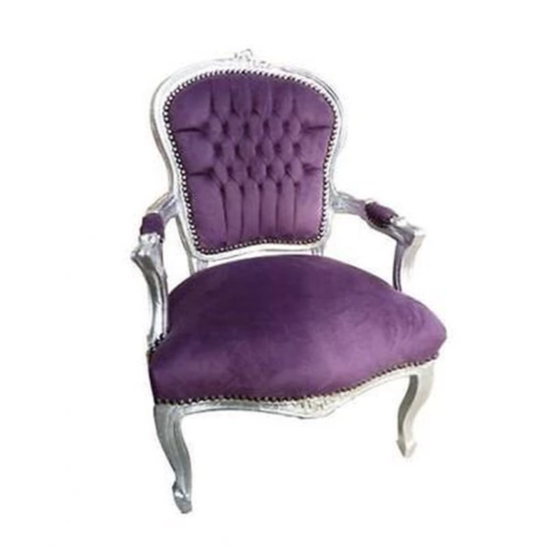 PURPLE LOUIS CHAIR