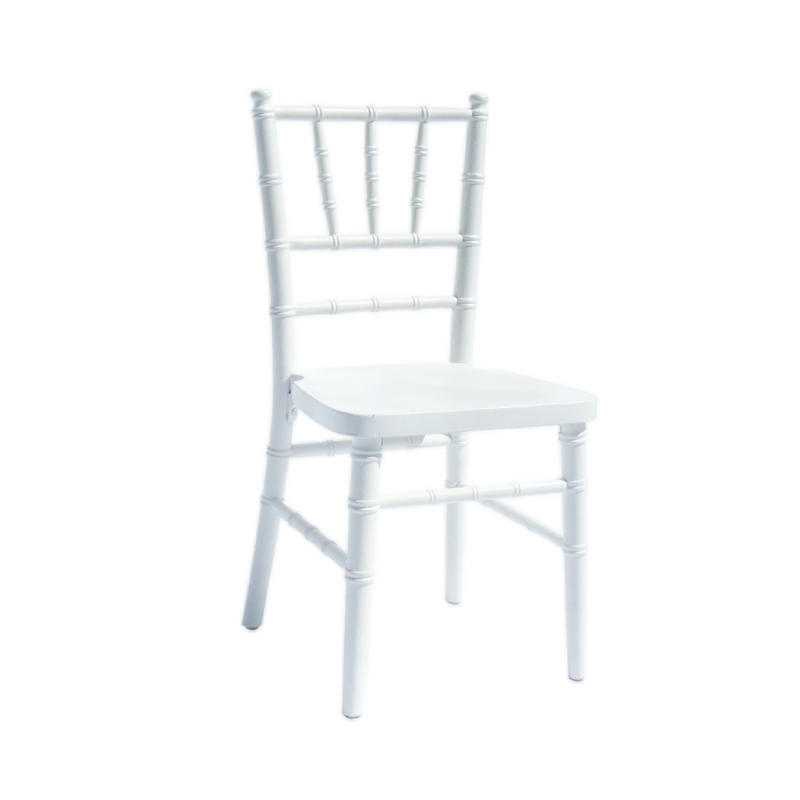 WHITE CHIAVARI CHILD CHAIR 3 PRONG