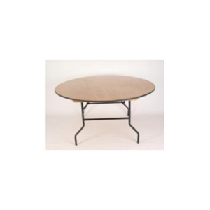 6FT ROUND WOODEN TABLE