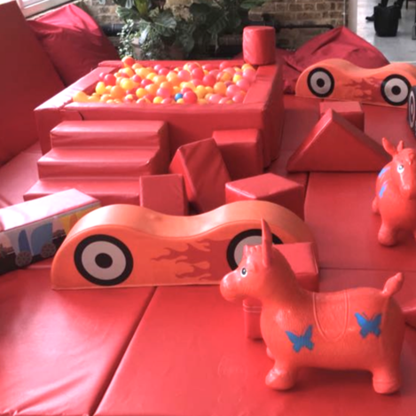 RED SOFT PLAY SET - SMALL