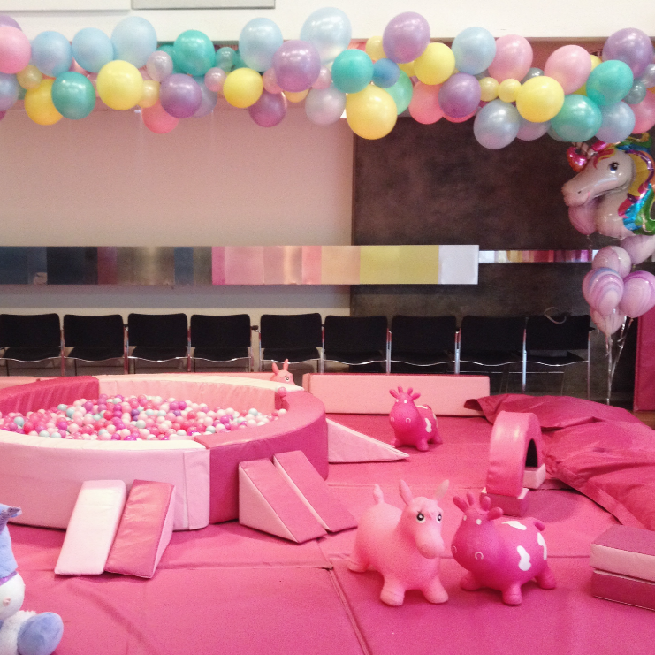 PINK SOFT PLAY SET