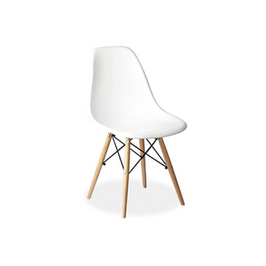 WHITE EAMES ADULT CHAIR