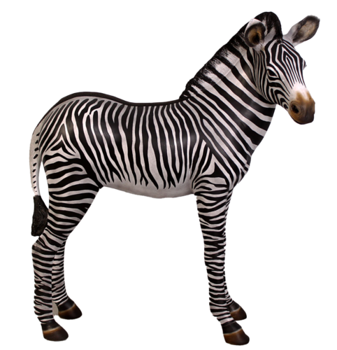 ZEBRA LIFE-SIZED BABY ANIMAL - FIBREGLASS