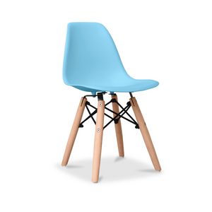 BLUE EAMES STYLE CHILD CHAIR