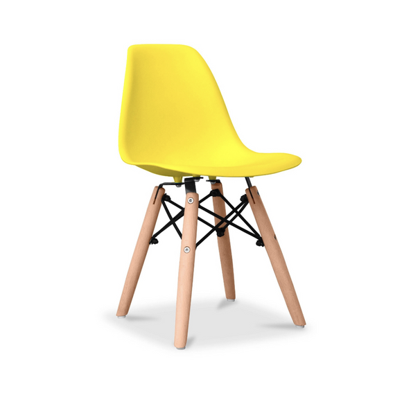 YELLOW EAMES STYLE CHILD CHAIR
