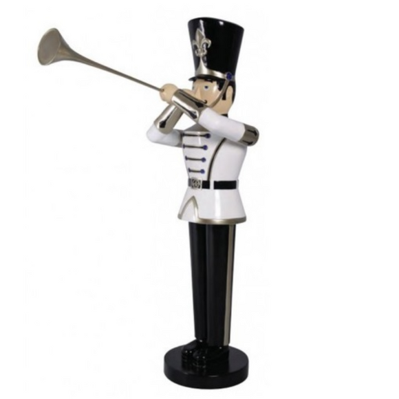 TOY SOLDIER 6FT FIGURE-WHITE