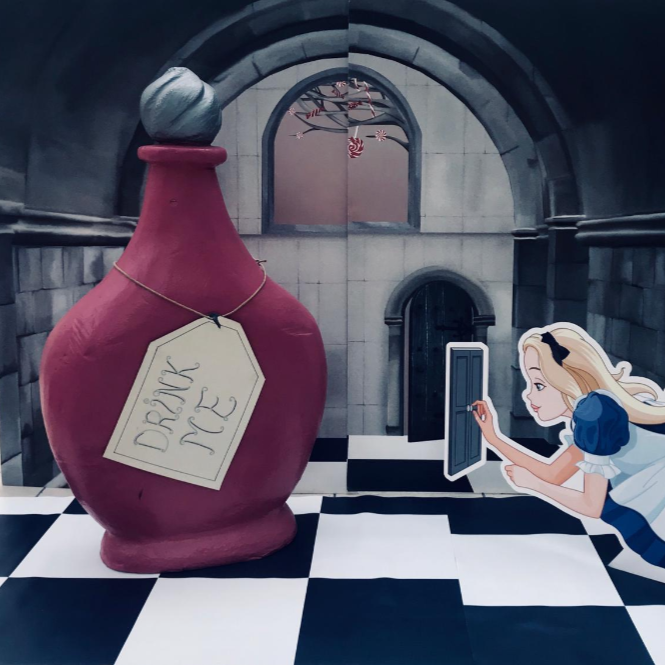 PINK "DRINK ME" BOTTLE