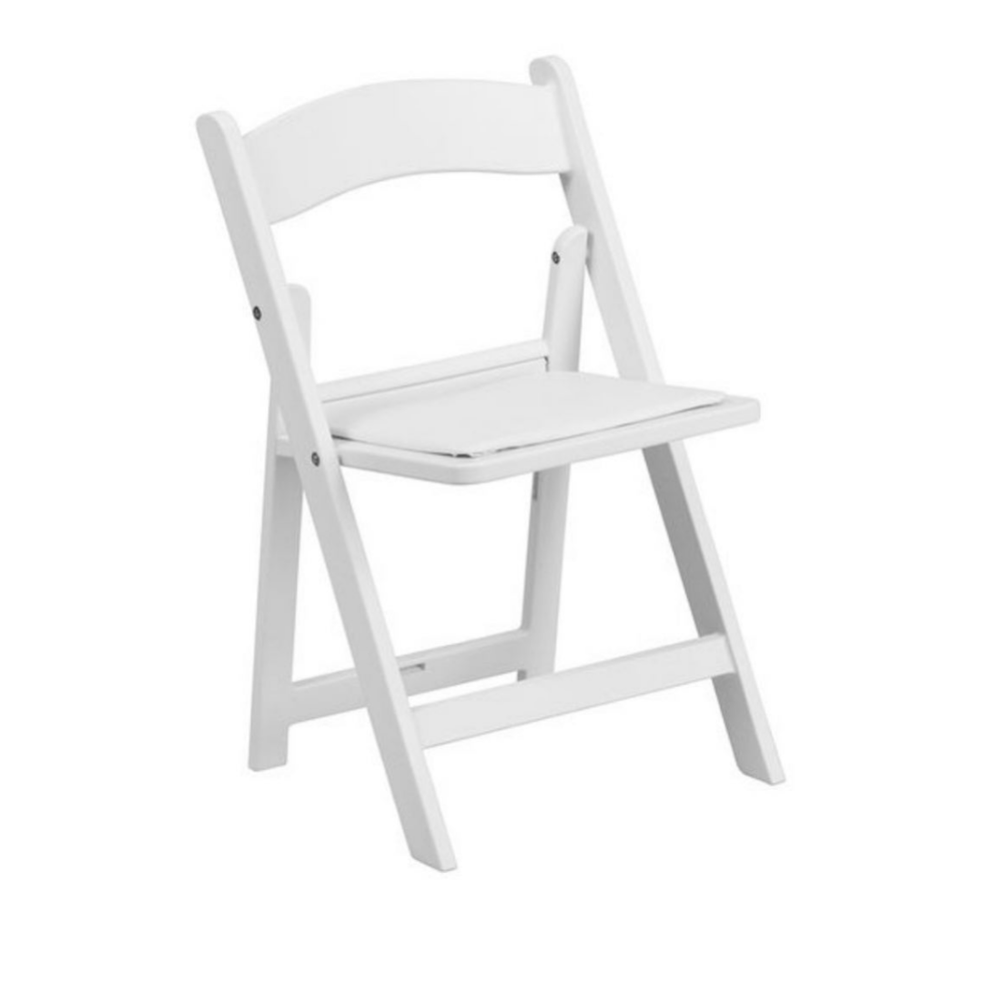 WHITE FOLDING CHILD CHAIR