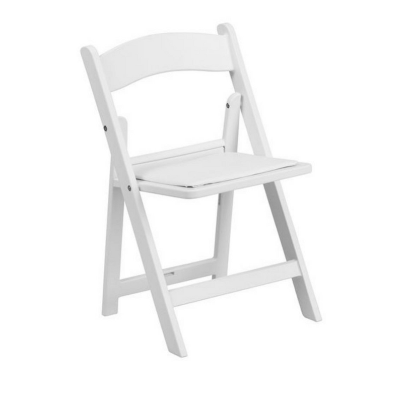 WHITE FOLDING CHILD CHAIR
