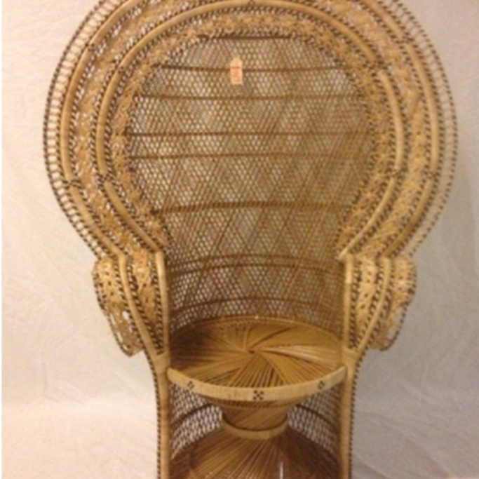 RATTAN PEACOCK STYLE CHAIR