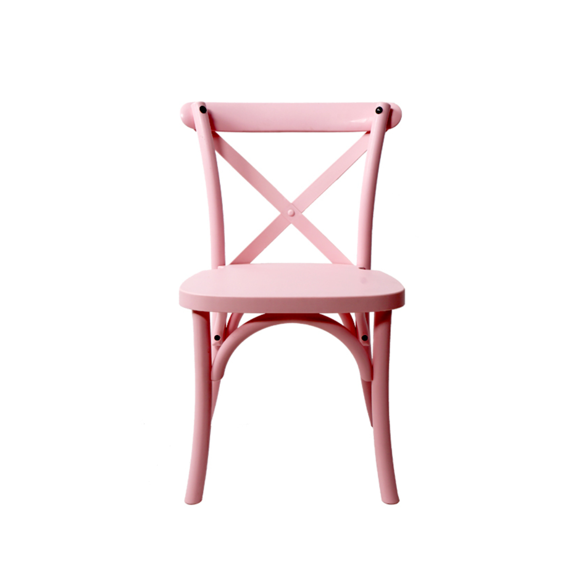 PINK CROSS BACK CHAIR