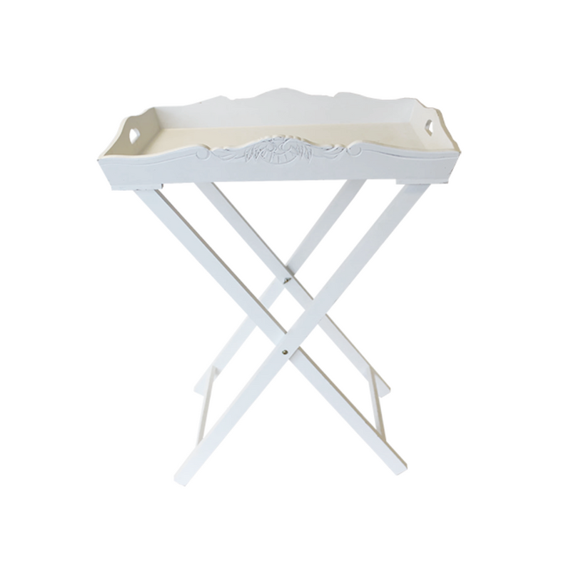 VINTAGE TRAY STAND - PINK OR WHITE