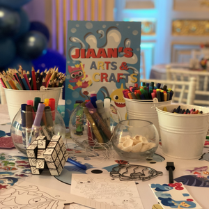 THEMED ARTS AND CRAFTS TABLE